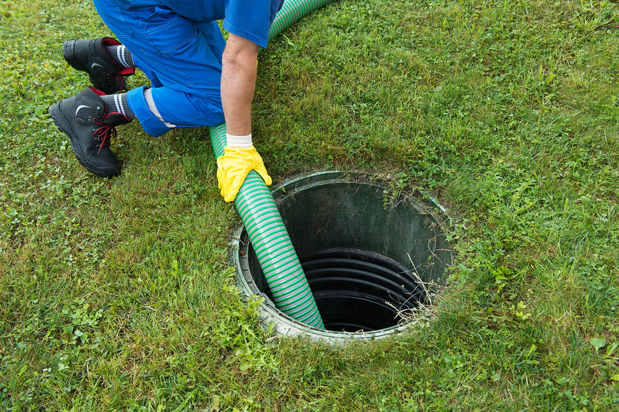 pumping and cleaning of septic tanks