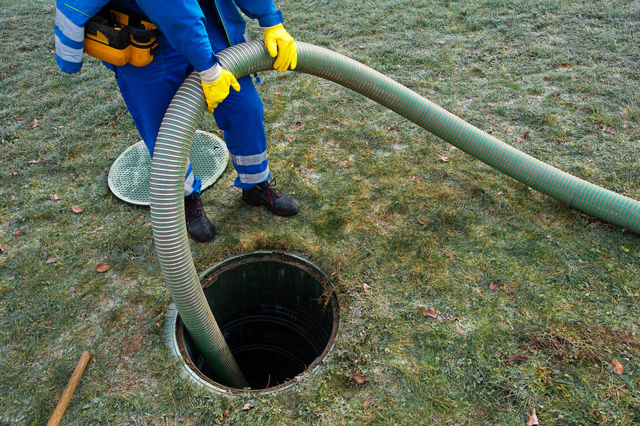 pumping and cleaning of septic tanks